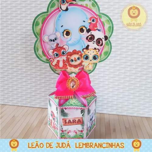Centro De Mesa Tema Safari
