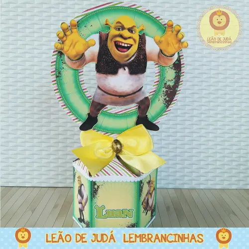 Centro de Mesa Tema Shrek