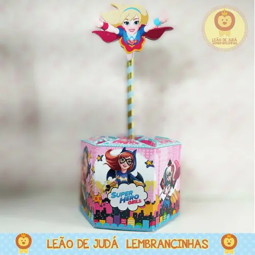 Centro de Mesa Tema Super Girls