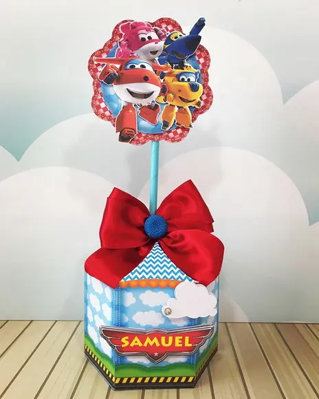 Centro de Mesa Tema Super Wings