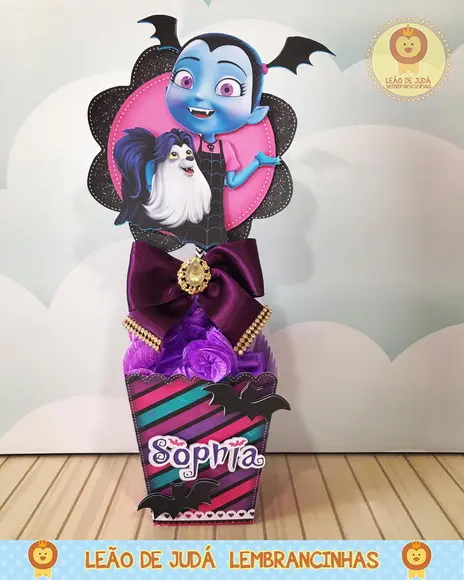 Centro De Mesa Tema Vampirina