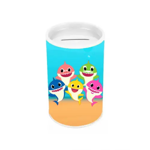 Cofrinho Lembrancinha para Festa Tema Baby Shark