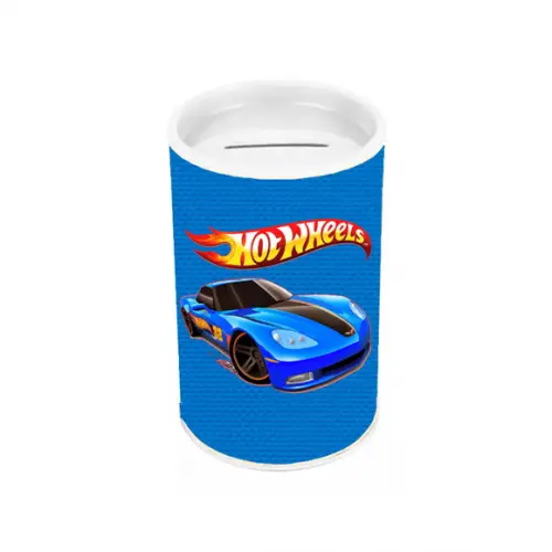 Cofrinho Lembrancinha para Festa Tema Hot Wheels