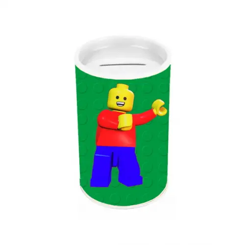 Cofrinho Lembrancinha para Festa Tema Lego