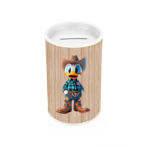 Cofrinho Lembrancinha para Festa Tema Mickey Fazendeiro