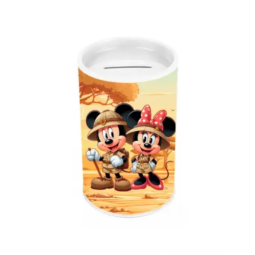 Cofrinho Lembrancinha para Festa Tema Mickey Safari