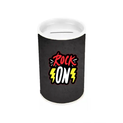 Cofrinho Lembrancinha para Festa Tema Rock
