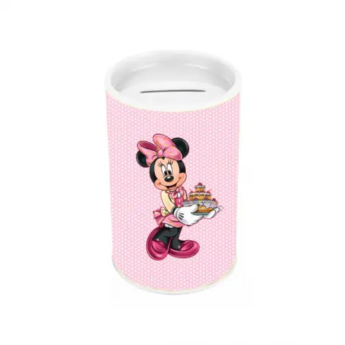 Cofrinho Tema Minnie Confeiteira
