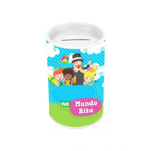 Cofrinho Tema Mundo Bita