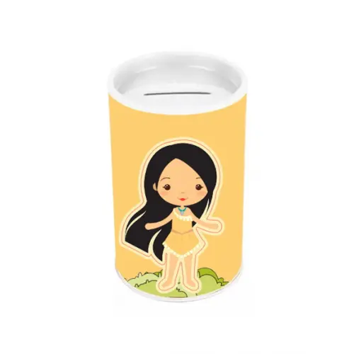 Cofrinho Tema Pocahontas