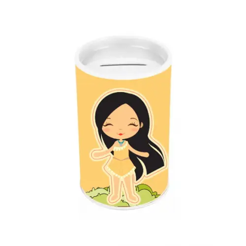 Cofrinho Tema Pocahontas