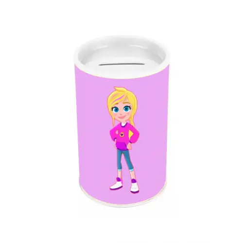 Cofrinho Tema Polly Pocket