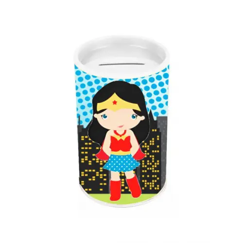 Cofrinho Tema Super Heróis