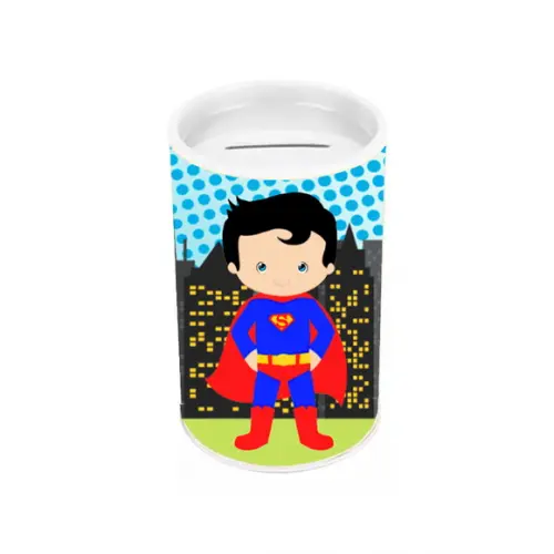 Cofrinho Tema Super Heróis