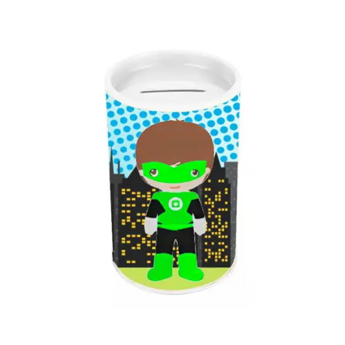 Cofrinho Tema Super Heróis