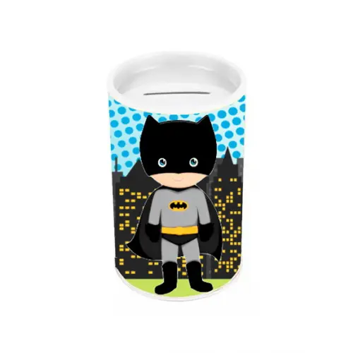 Cofrinho Tema Super Heróis