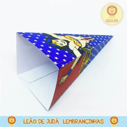 Cone Tema Mulher Maravilha