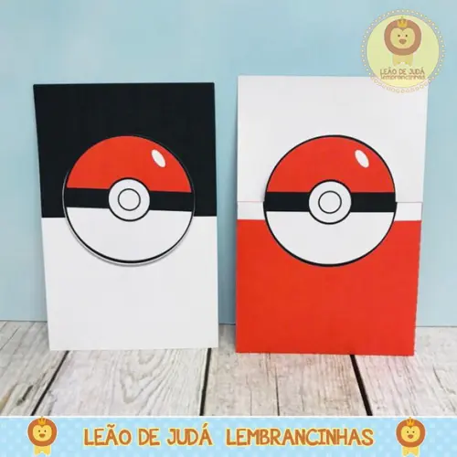 Convite 3 Pokemon