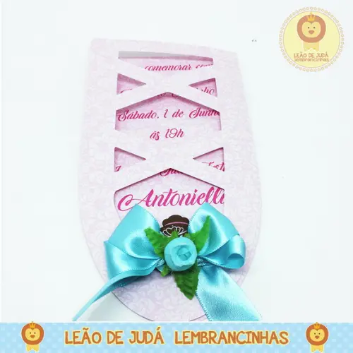 Convite Ametista Tema Bailarinha