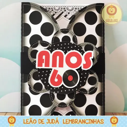 Convite anos 60