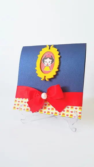 Convite branca de neve