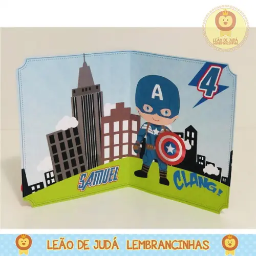 Convite capitão america