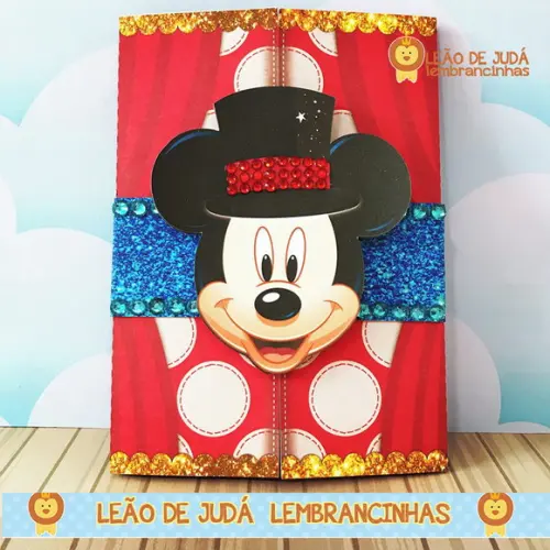 CONVITE CIRCO DO MICKEY