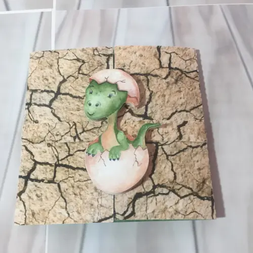 Convite dino baby