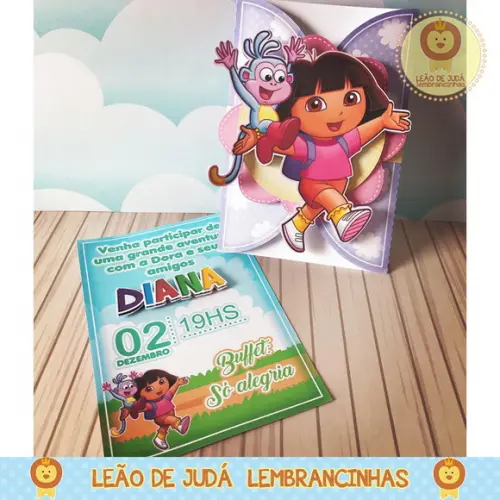 Convite dora aventureira