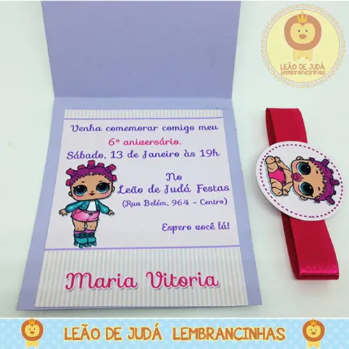 Convite Esmeralda tema LOL