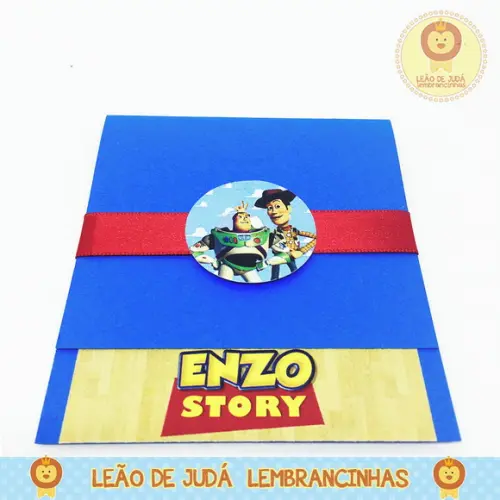 Convite Esmeralda Tema Toy Story