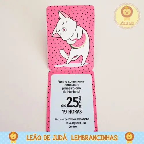 Convite gatinha