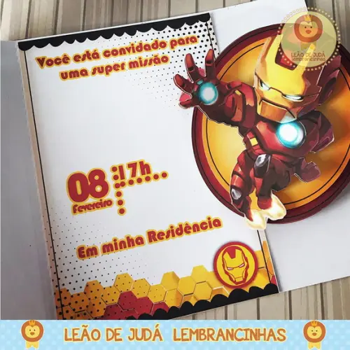 Convite homem de ferro