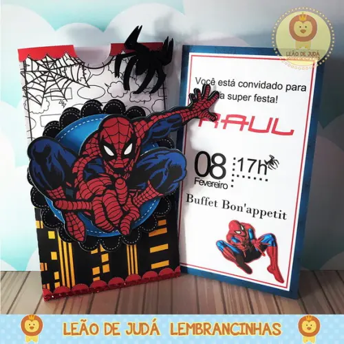 Convite Homem Aranha