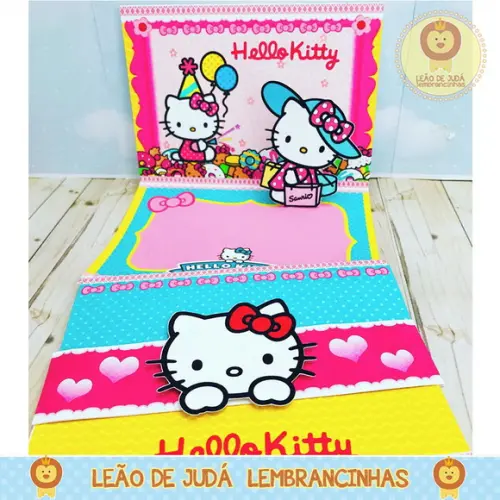 Convite hello kitty