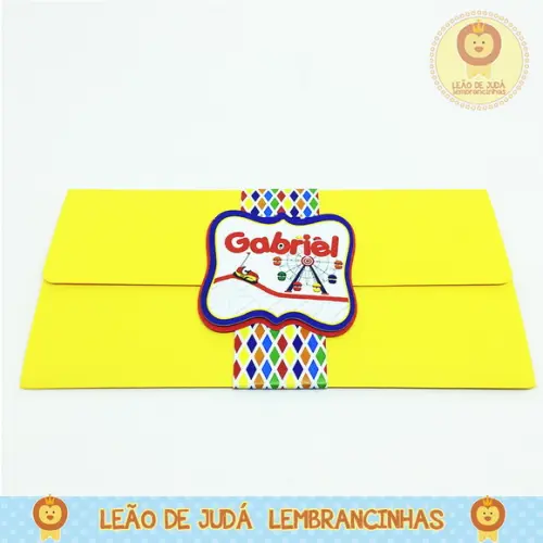 Convite Ingresso tema Circo