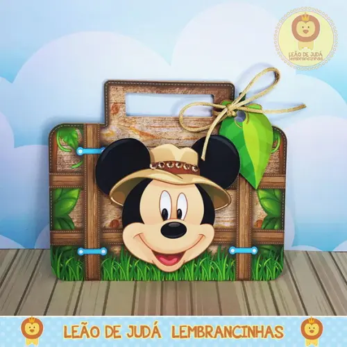 Convite Mickey Safári