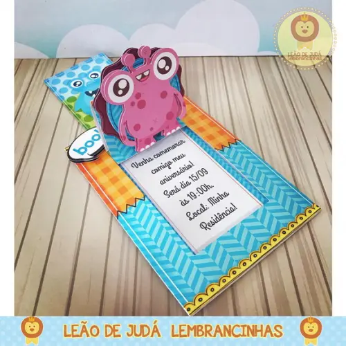 Convite monstrinhos