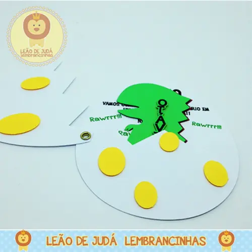 Convite Ovo Dino
