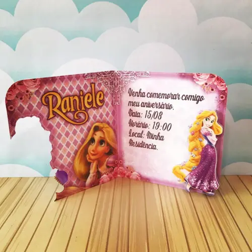 Convite Rapunzel