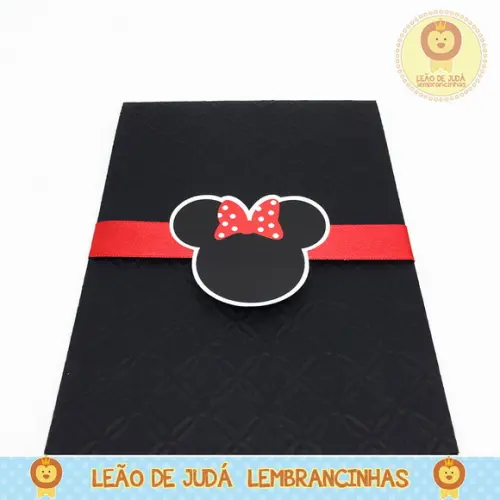 Convite Rubi tema minnie