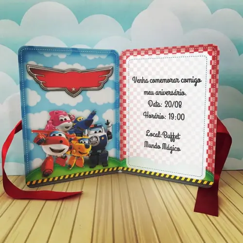 Convite Super Wings