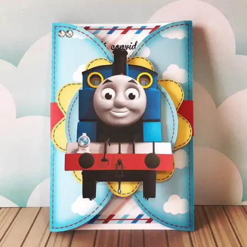 Convite thomas e seus amigos