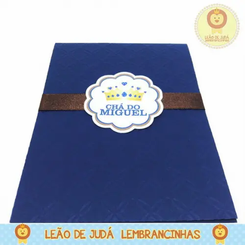 Convite tema Urso Príncipe