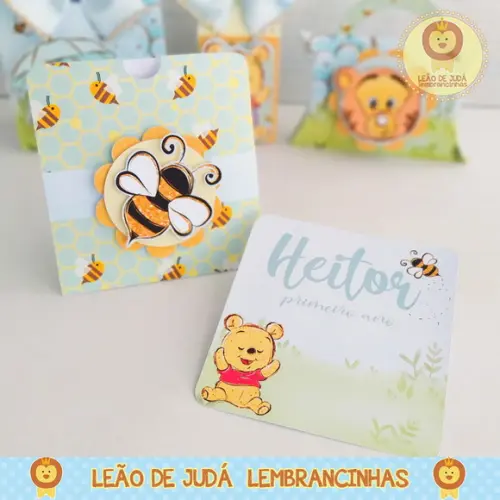 Convite ursinho pooh
