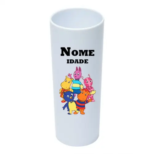 Copo Long Drink 350ml Personalizado Backyardigans