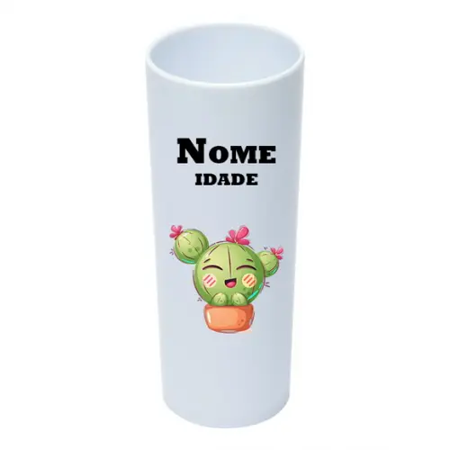 Copo Long Drink 350ml Personalizado Cactos