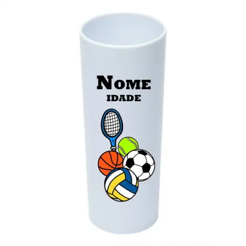 Copo Long Drink 350ml Personalizado Esporte