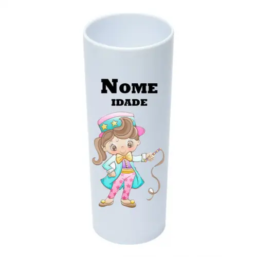 Copo Long Drink 350ml Personalizado Circo Candy