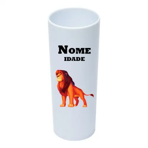 Copo Long Drink 350ml Personalizado Rei Leão